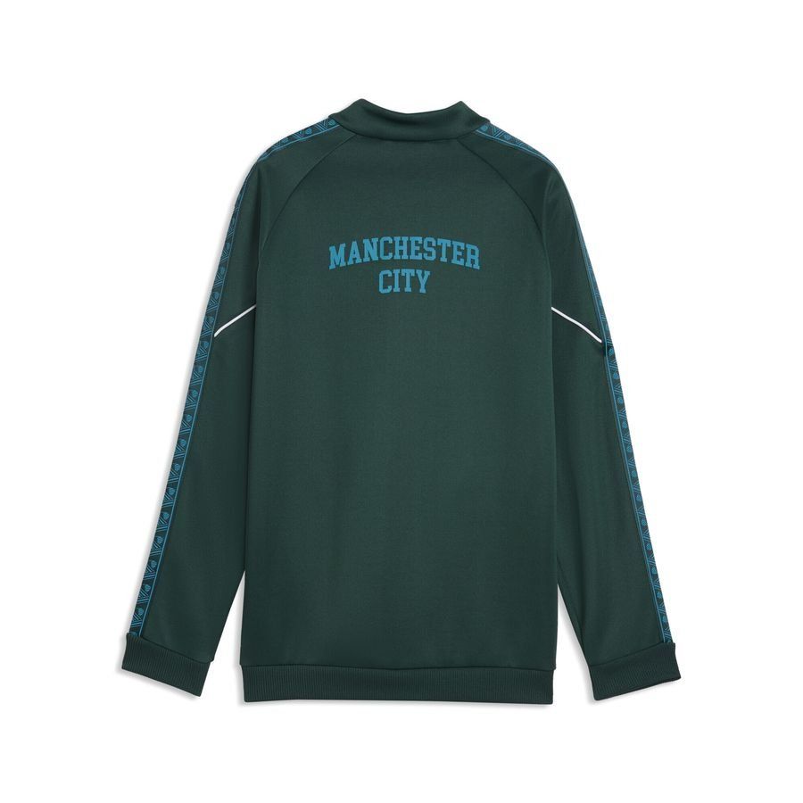 Manchester City Track Jacket King Anthem - Green Terrain/Tropical Blue Kids-SoccerKits Hub | Buy Soccer Jerseys Online